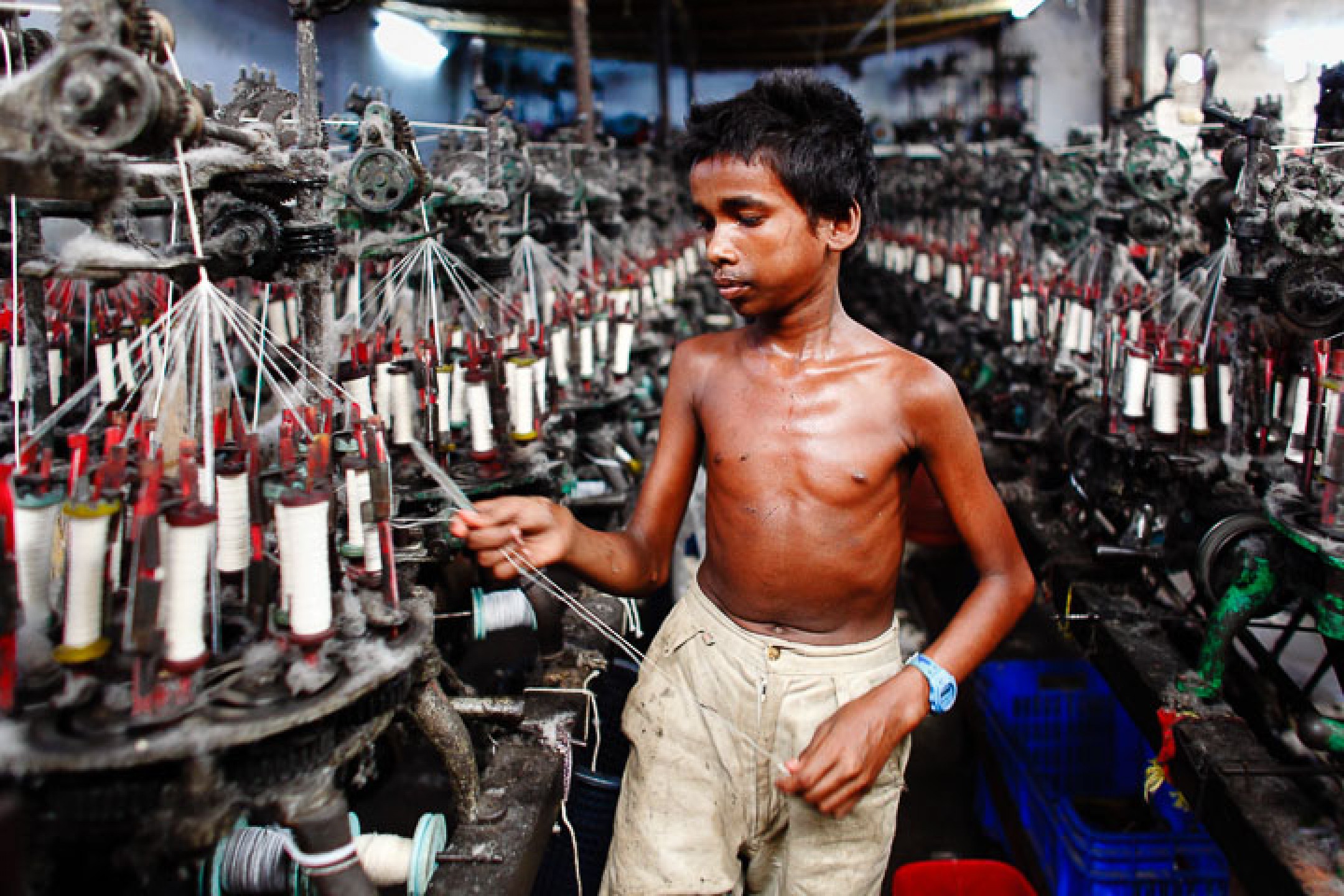 Child labour in Bangladesh.